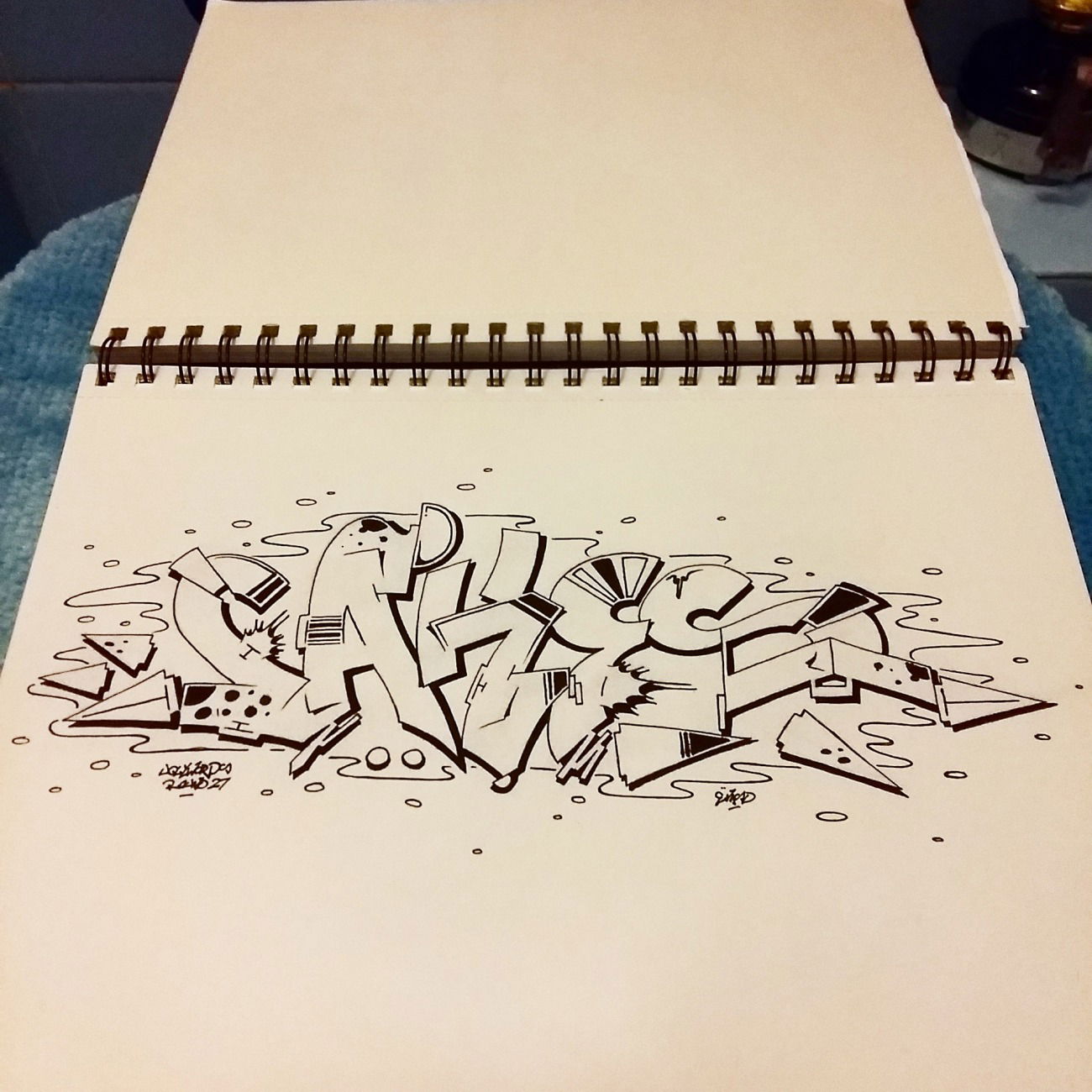 Graffiti Sketch - Photo by Evasd