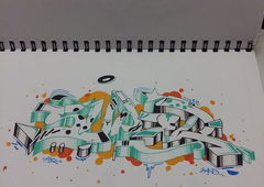 Graffiti Sketch - Photo by Evasd (2015)