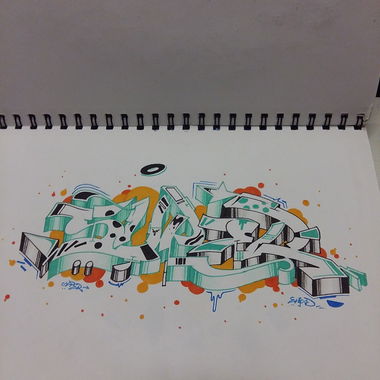 Graffiti Sketch - Photo by Evasd (2015)
