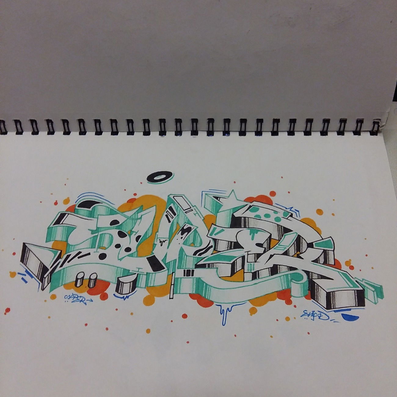 Graffiti Sketch - Photo by Evasd (2015)