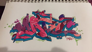 Graffiti Wall - Photo by Evasd (2016)