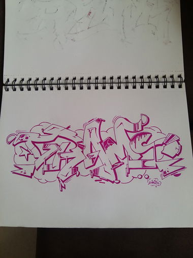 Graffiti Sketch - Photo by Evasd (2016)