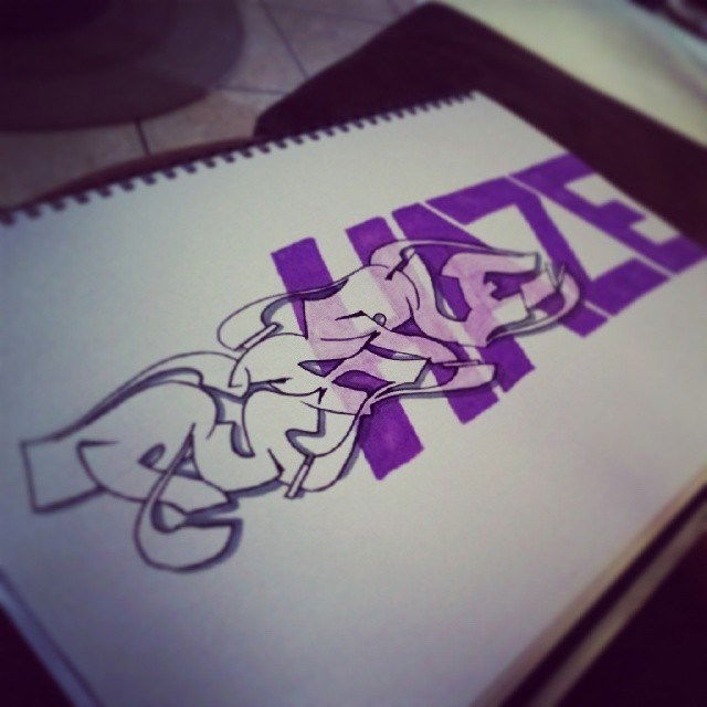 Graffiti Sketch - Photo by Evasd (2014)