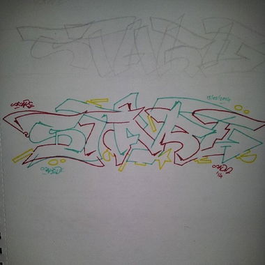 Graffiti Sketch - Photo by Evasd (2014)