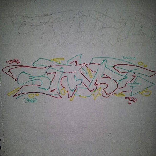 Graffiti Sketch - Photo by Evasd (2014)