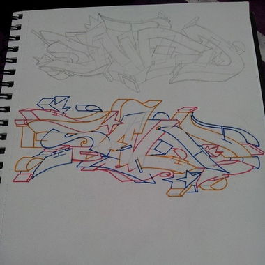 Graffiti Sketch - Photo by Evasd (2014)