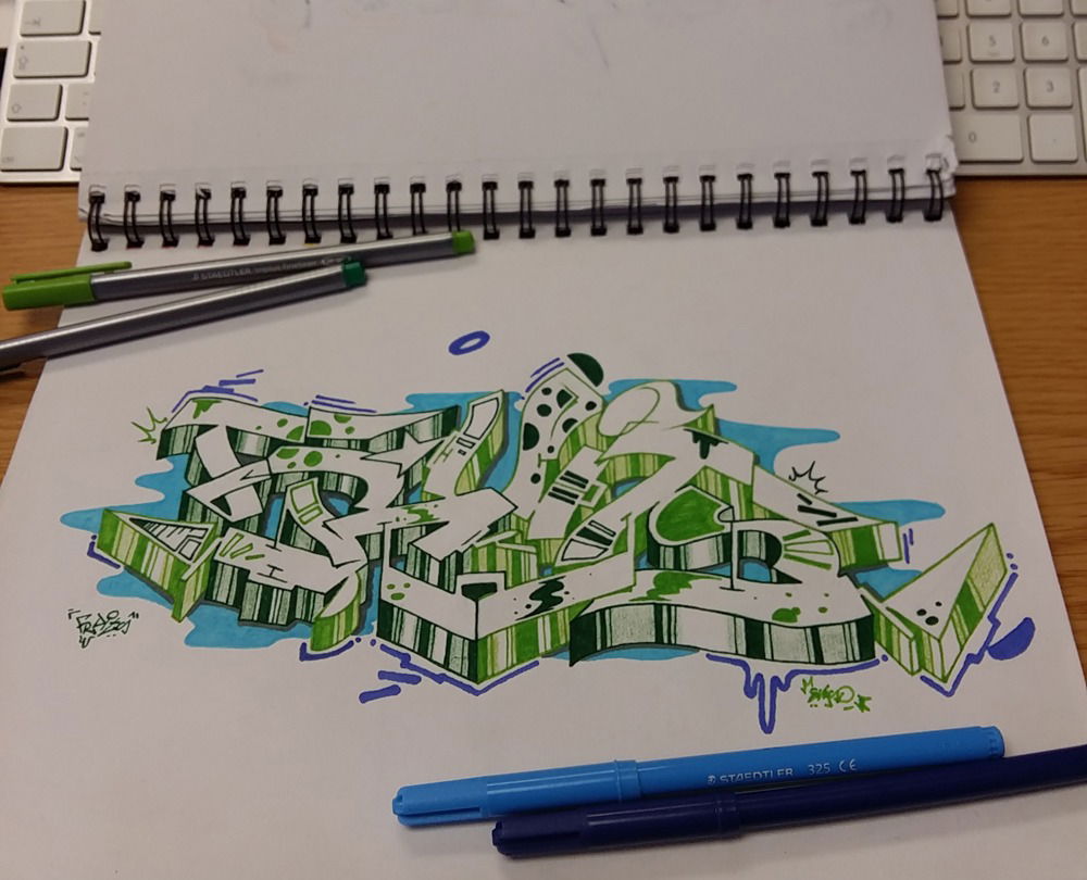 Graffiti Sketch - Photo by Evasd (2015)