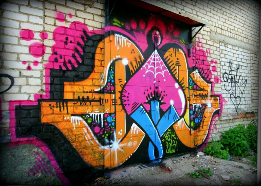 Graffiti Wall - Photo by Evek