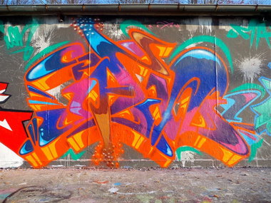 Graffiti Wall - Photo by Evian