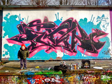 Graffiti Wall - Photo by Evian