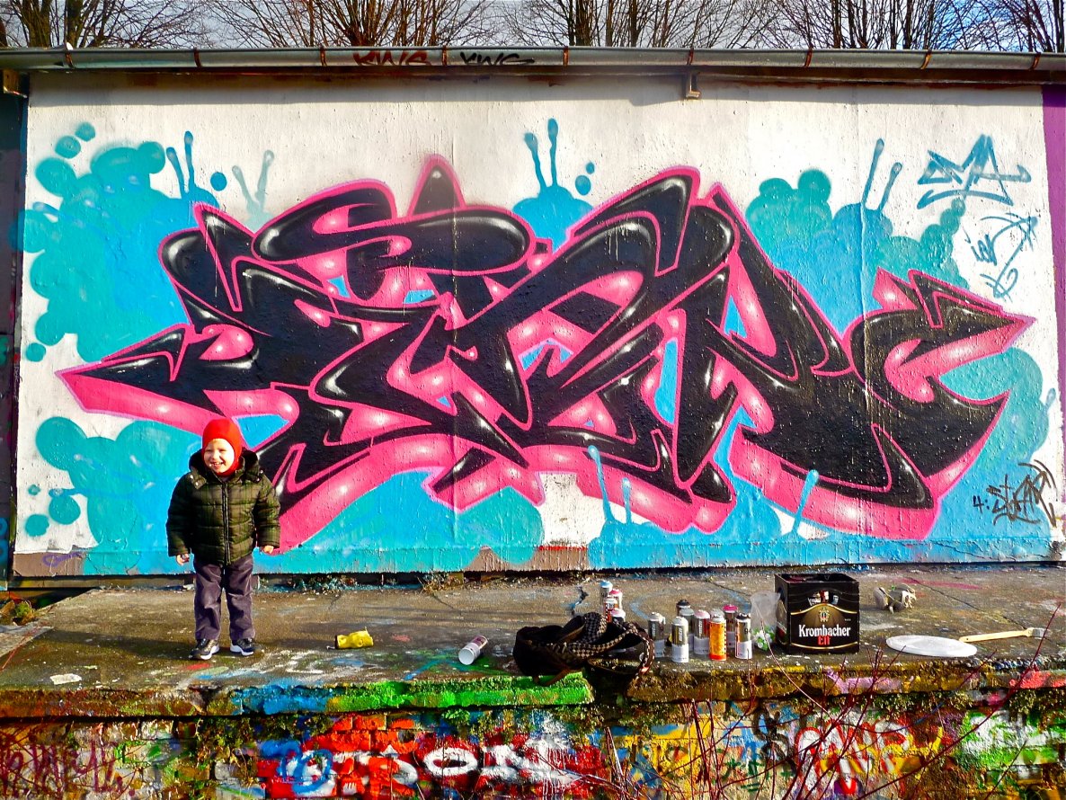 Graffiti Wall - Photo by Evian