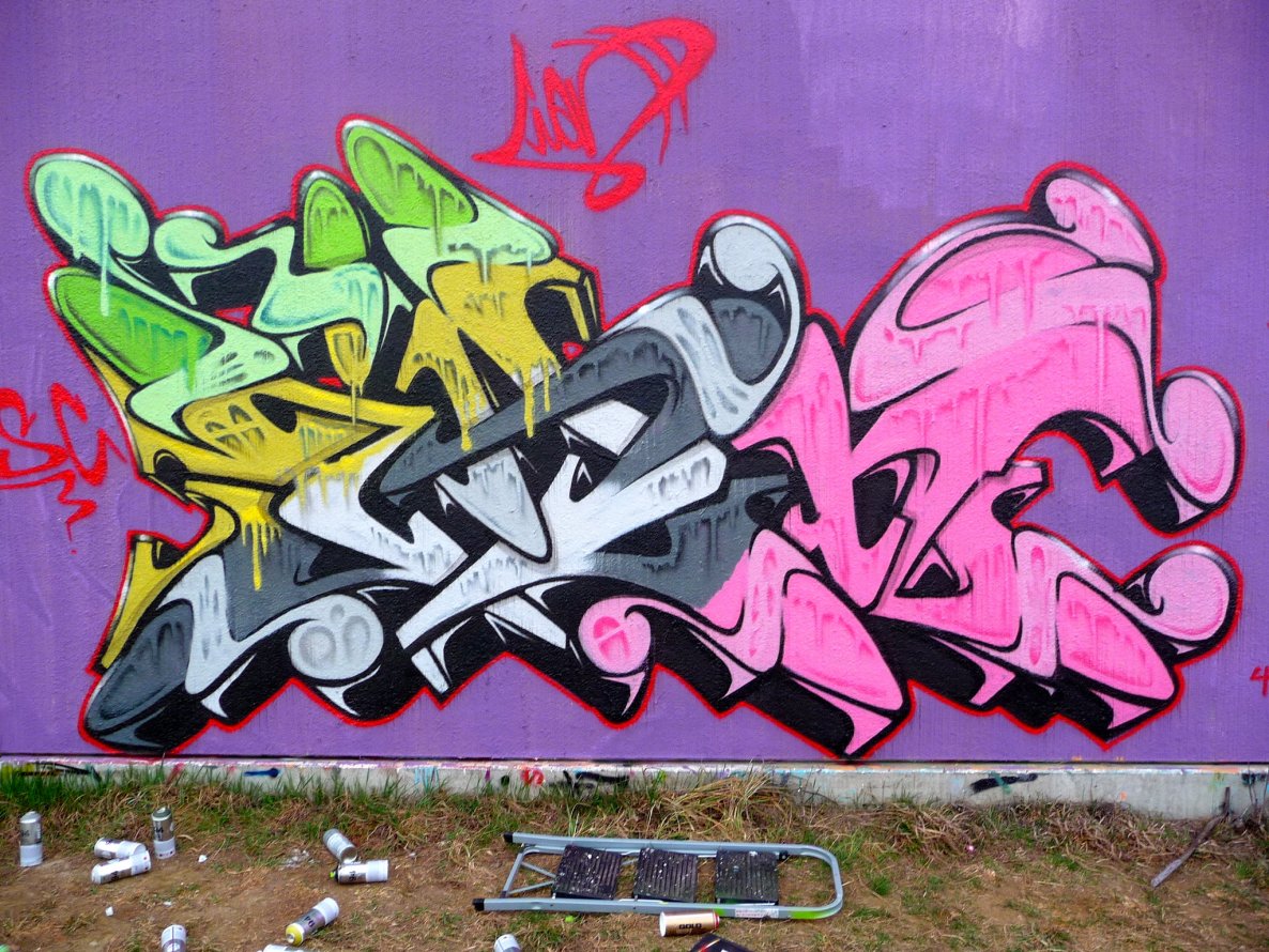 Graffiti Wall - Photo by Evian - Ian, SC (2012)