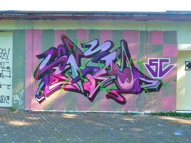 Graffiti Wall - Photo by Evian