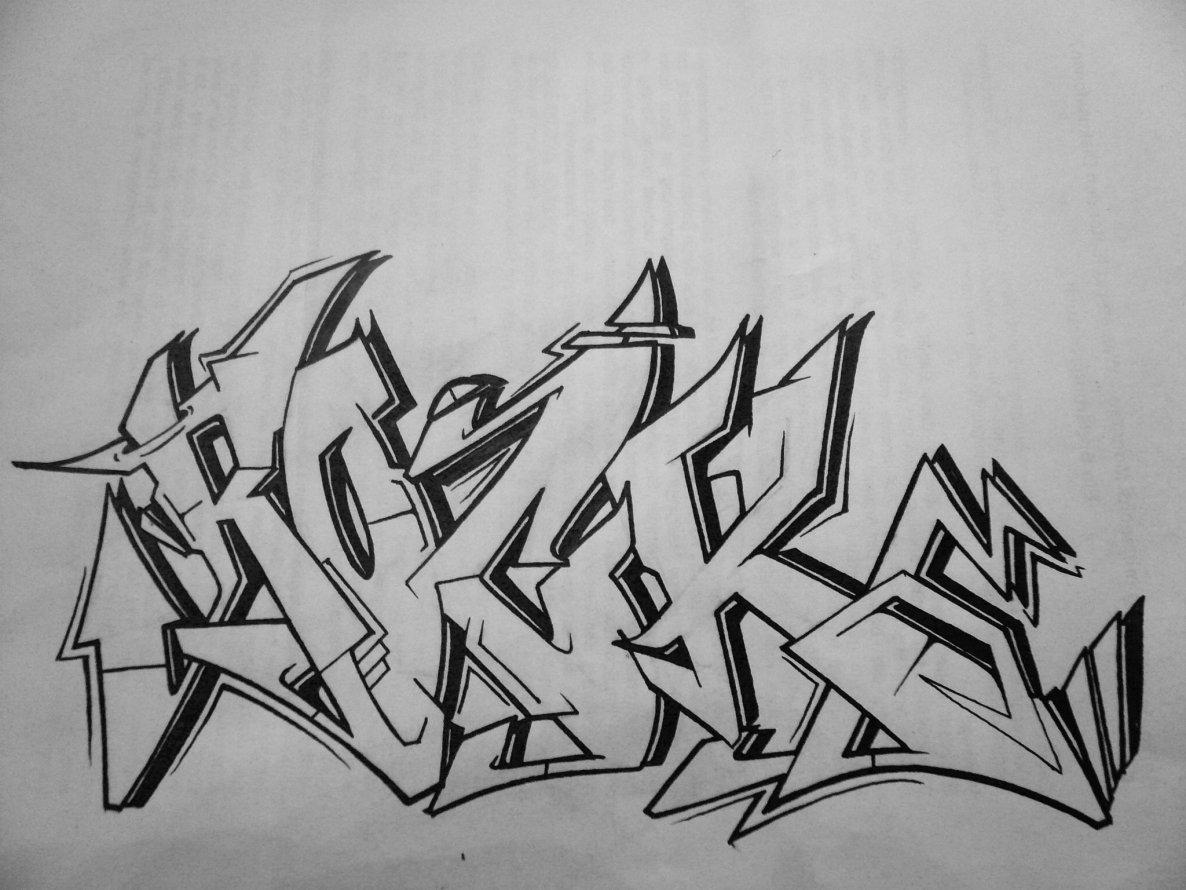 Graffiti Wall - Photo by Evian - Rock, by, Ian (2013)