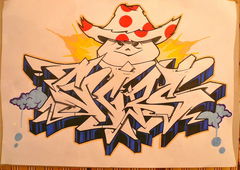 Graffiti Sketch - Photo by Evian - GCBS, Ian (2014)