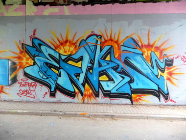 Graffiti Wall - Photo by Evian - Ian, Evan, SC (2014)