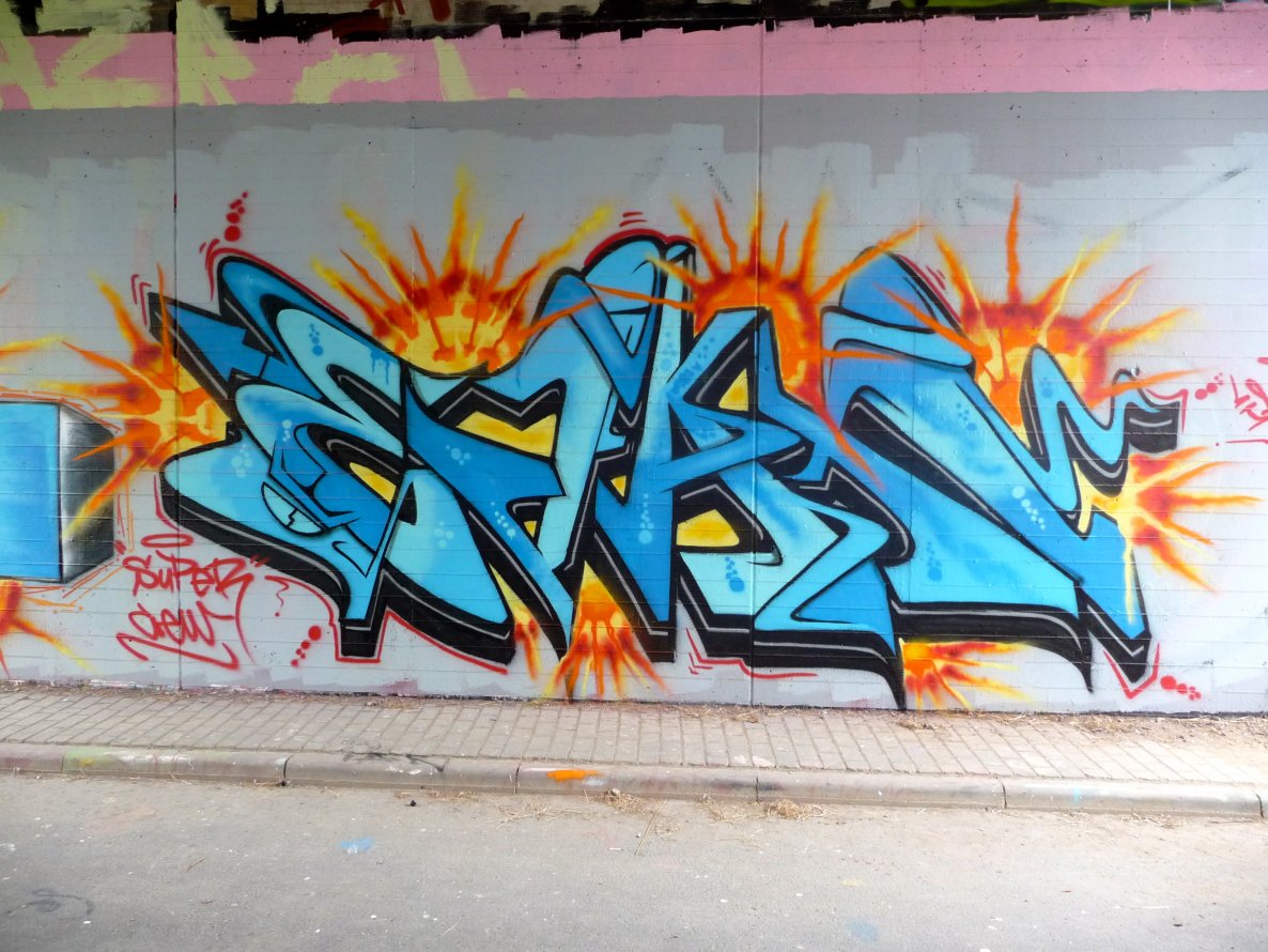 Graffiti Wall - Photo by Evian - Ian, Evan, SC (2014)