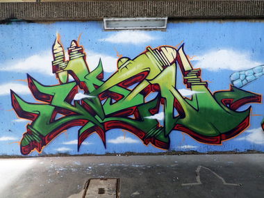 Graffiti Wall - Photo by Evian - Ian, Super, Crew (2014)
