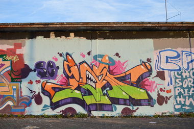 Graffiti Wall in BAD VILBEL - Photo by Evian - Ian, SC, Super (2018)