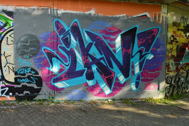 Graffiti Wall in Wetteraukreis - Photo by Evian - Ian, Super, Crew (2015)