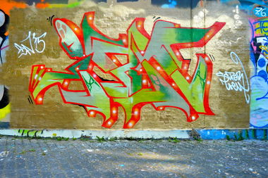 Graffiti Wall - Photo by Evian - Ian, SC, Super (2015)