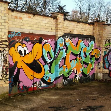 Graffiti Wall in Žvėrynas - Photo by EvlRabid - vilnius, zverynas, gs (2016)