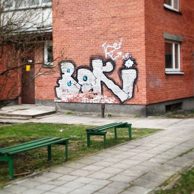 Graffiti Wall in Užupis - Photo by EvlRabid - vilnius, uzupis, boki