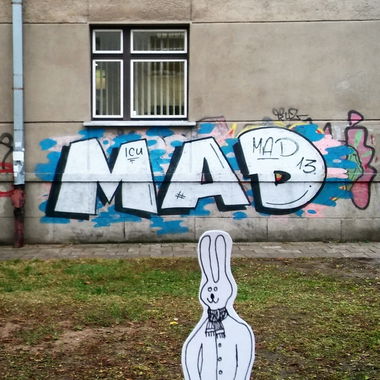 Graffiti Wall in Antakalnis - Photo by EvlRabid - vilnius, mad (2013)