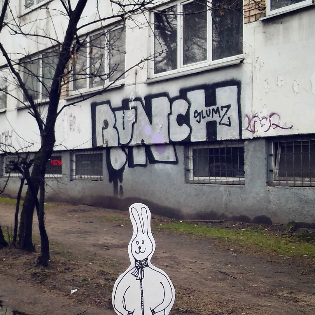 Graffiti Wall in Vilnius - Photo by EvlRabid - vilnius, runch