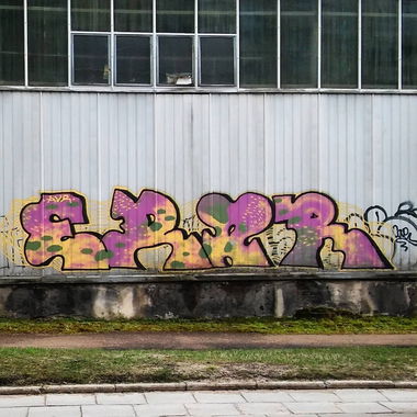 Graffiti Wall in Žolyno G. - Photo by EvlRabid - vilnius, antakalnis, eror