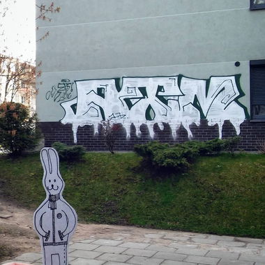 Graffiti Wall in Žvėrynas - Photo by EvlRabid - vilnius, zverynas, atm (2017)