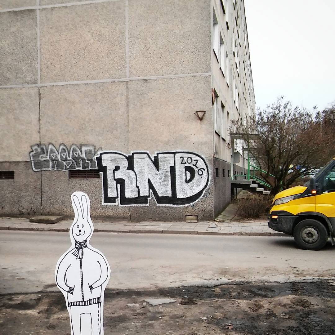 Graffiti Wall in Žirmūnų G - Photo by EvlRabid - vilnius, zirmunai, cabri (2016)
