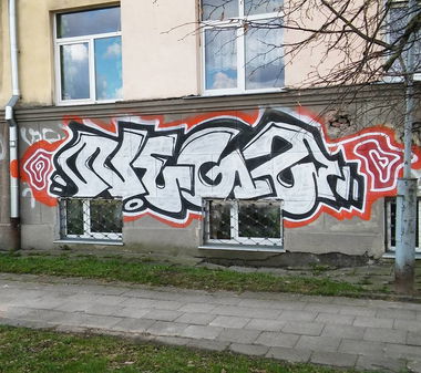 Graffiti Wall in Subačiaus G. - Photo by EvlRabid - vilnius, negz