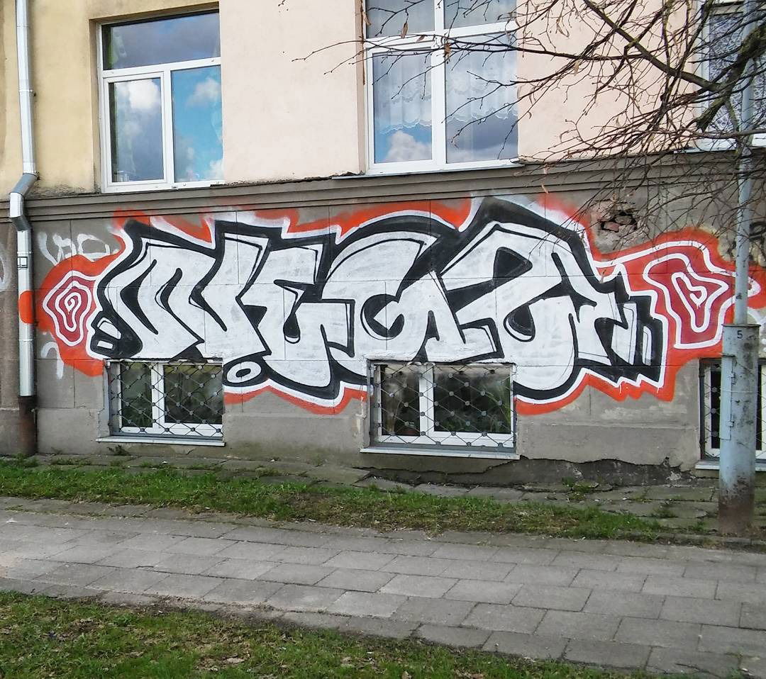 Graffiti Wall in Subačiaus G. - Photo by EvlRabid - vilnius, negz