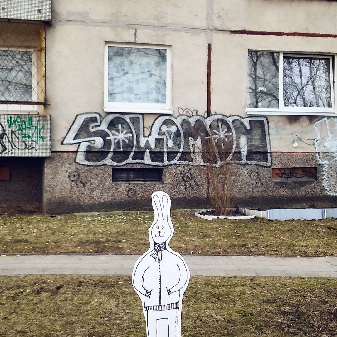 Graffiti Wall - Photo by EvlRabid - vilnius, karoliniskes, solomon