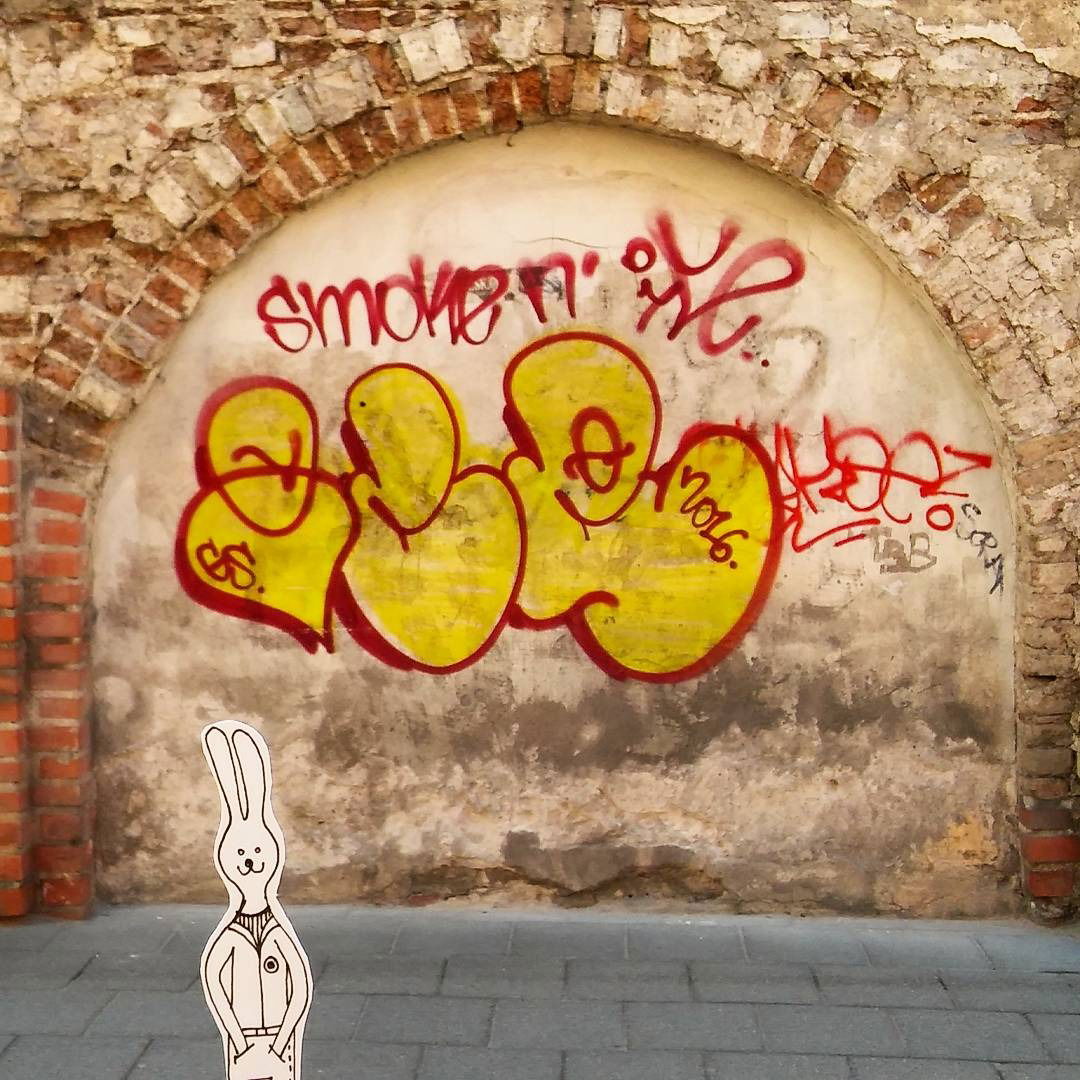 Graffiti Wall in Šv. Ignoto G - Photo by EvlRabid - vilnius, gs (2016)