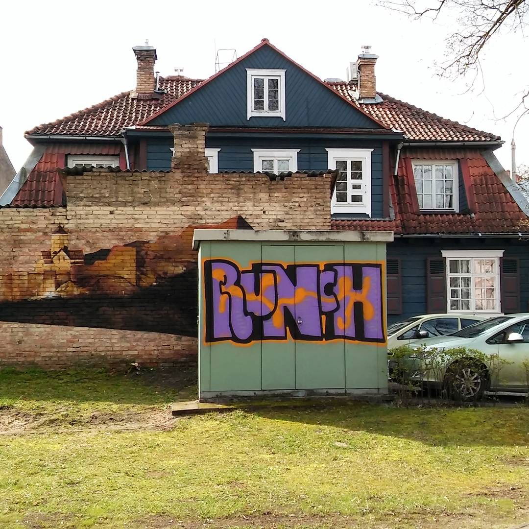 Graffiti Wall in Žvėrynas - Photo by EvlRabid - vilnius, zverynas, runch