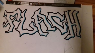 Graffiti Sketch - Photo by EwigOne - Flach, Sketch, Ewig (2018)