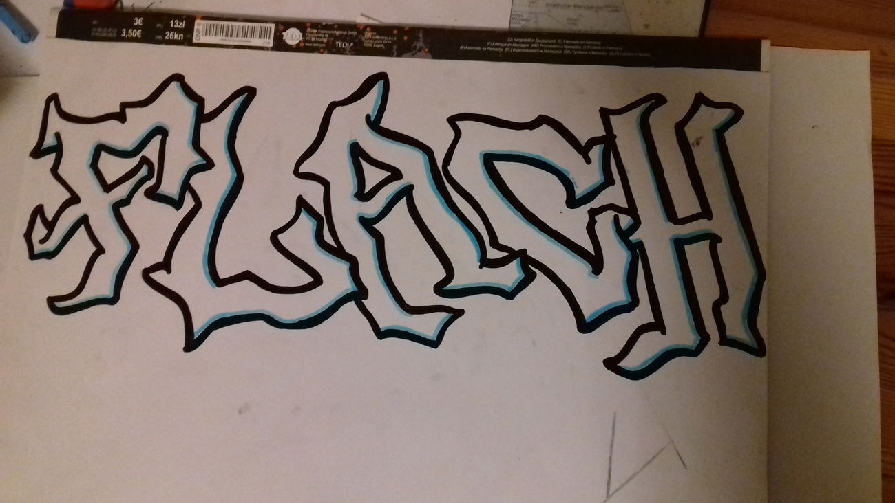 Graffiti Sketch - Photo by EwigOne - Flach, Sketch, Ewig (2018)