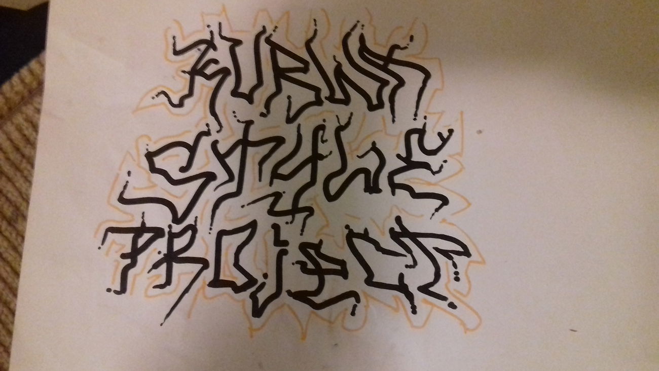 Graffiti Sketch - Photo by EwigOne - Ewig, Handstyle (2018)