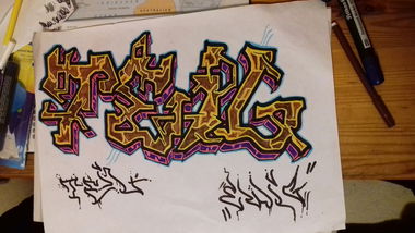 Graffiti Sketch - Photo by EwigOne - Ewig, Teil, Sketch (2018)