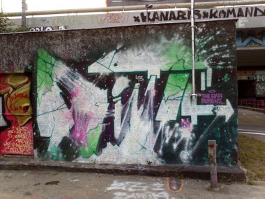 Graffiti Wall in Prague - Photo by Exist333 - Agit84 (2013)
