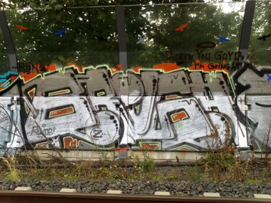 Graffiti Bombing in Prague - Photo by Exist333 - Brush, BCK