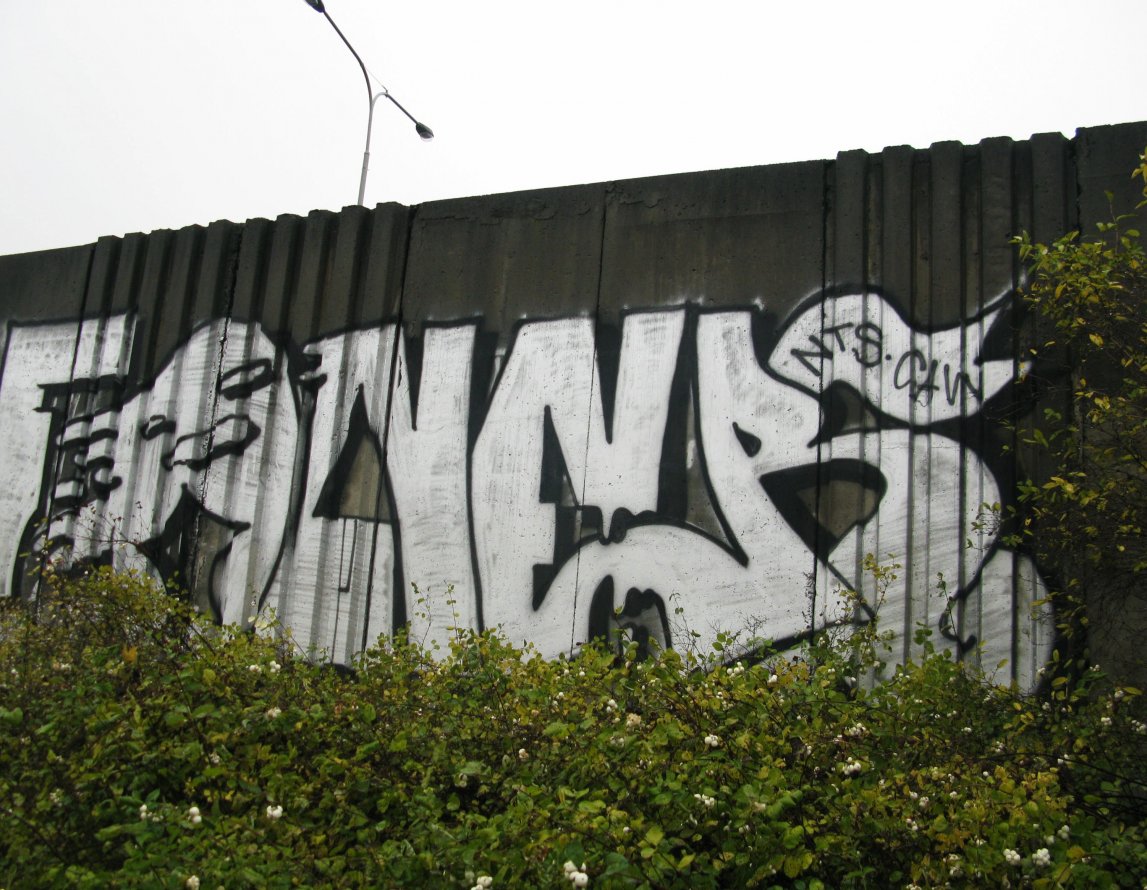 Graffiti Bombing in Prague - Photo by Exist333 - Oner, NTS
