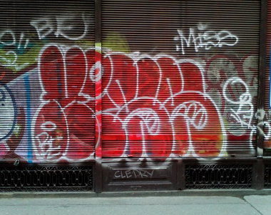 Graffiti Bombing in Prague - Photo by Exist333 - Miss, BE, KGS