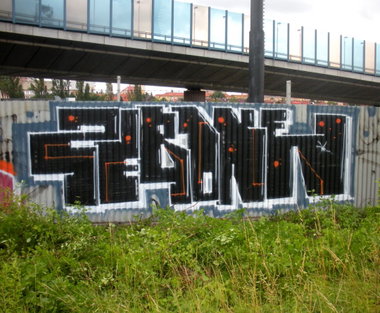 Graffiti Bombing in Prague - Photo by Exist333 - ZebOne, TOP