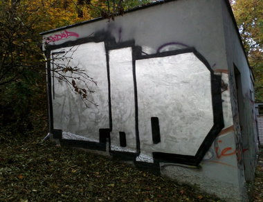 Graffiti Bombing in Prague - Photo by Exist333 - TOP