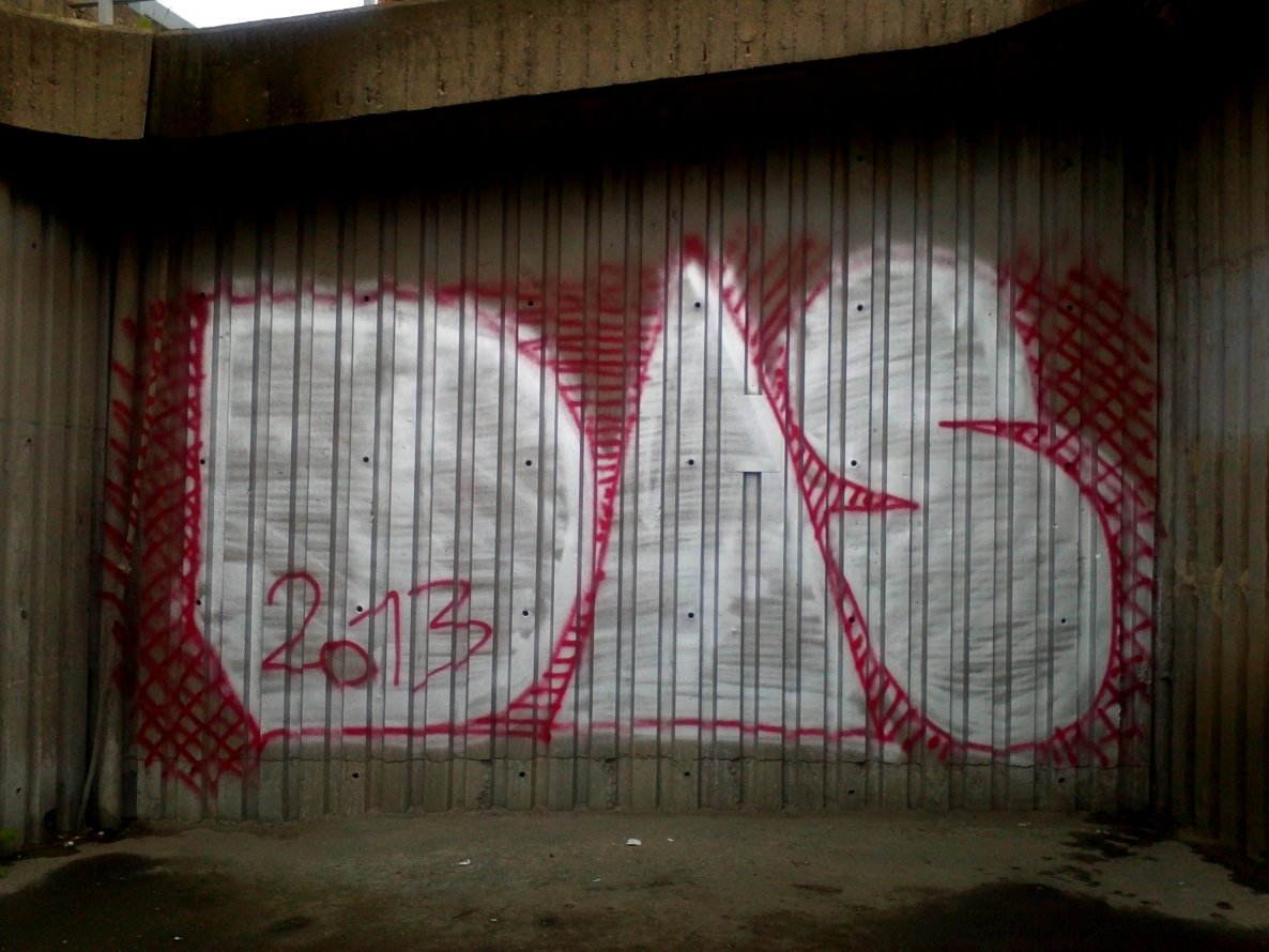Graffiti Bombing in Prague - Photo by Exist333 - DAS, crew