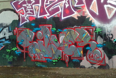 Graffiti Bombing in Prague - Photo by Exist333 - Silver, T2B
