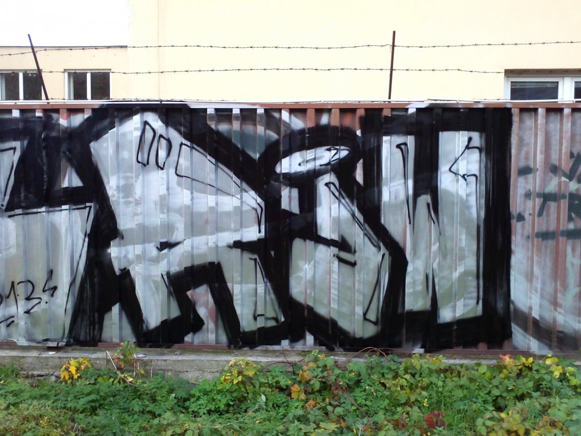 Graffiti Bombing in Prague - Photo by Exist333 - RAW, crew